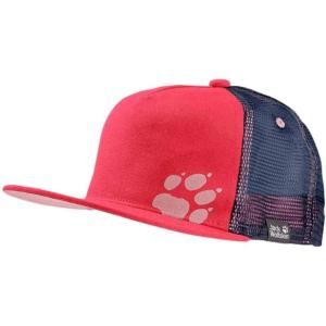 imageJack Wolfskin UnisexYouth Rib Paw Cap KidsTulip Red