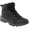 imageJack Wolfskin Mens Midtop Outdoor ShoesBlack Burly Yellow Xt