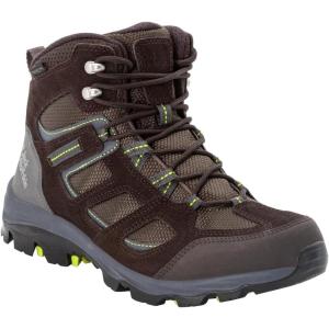 imageJack Wolfskin mens MidtopDark Brown Lime