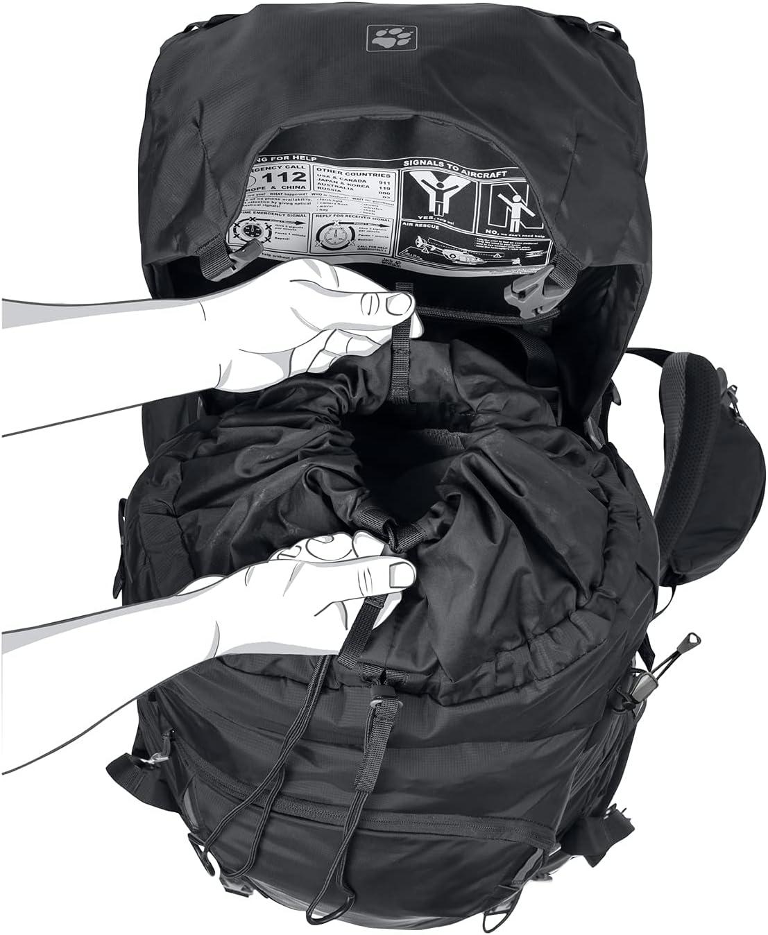 imageJack Wolfskin Unisex Highland Trail 55 Men backpackPhantom