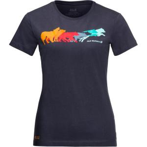 image:imageJack Wolfskin Womens Rainbow Wolf T WGraphite
