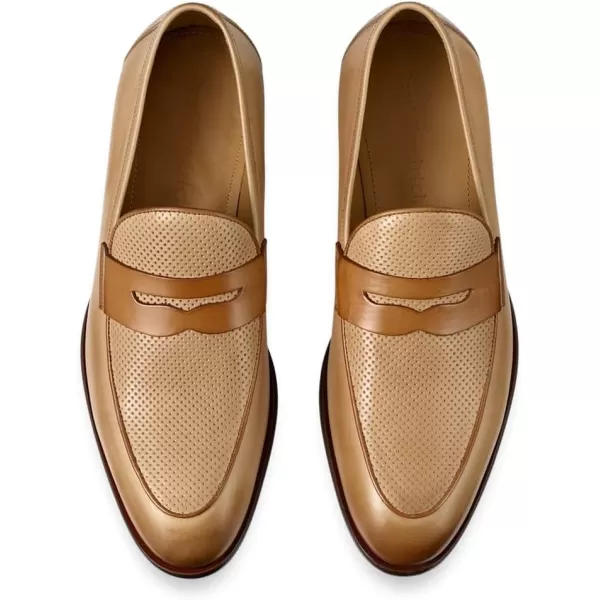 imagePaul Fredrick Mens Harold Penny LoaferTan