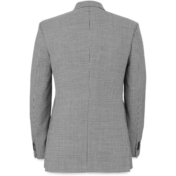 imagePaul Fredrick Mens Wool Houndstooth Peak Lapel Sport Coat