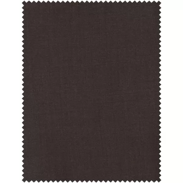 imagePaul Fredrick Mens Wool Stretch Bengaline Flat Front Suit PantsDark Brown