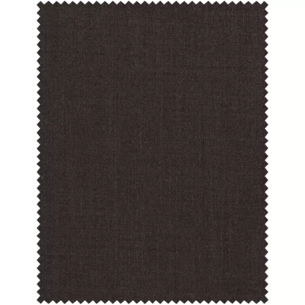 imagePaul Fredrick Mens Wool Stretch Bengaline Pleated Suit PantsDark Brown