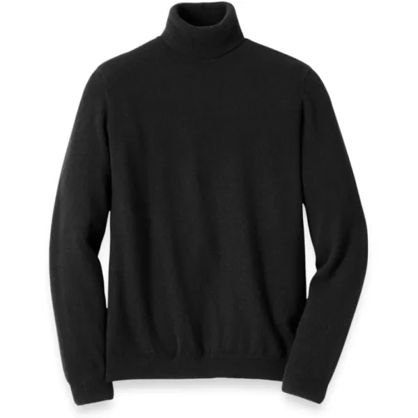 imagePaul Fredrick Mens Cashmere Turtleneck SweaterBlack