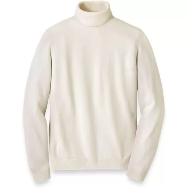 imagePaul Fredrick Mens Cashmere Turtleneck SweaterIvory