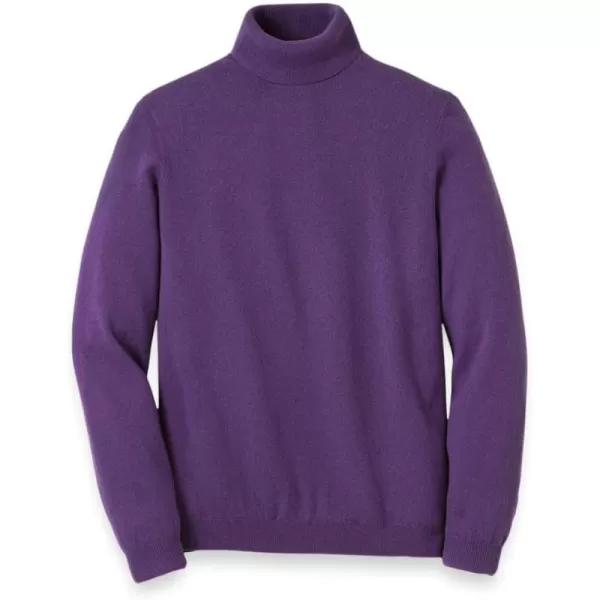 imagePaul Fredrick Mens Cashmere Turtleneck SweaterPurple