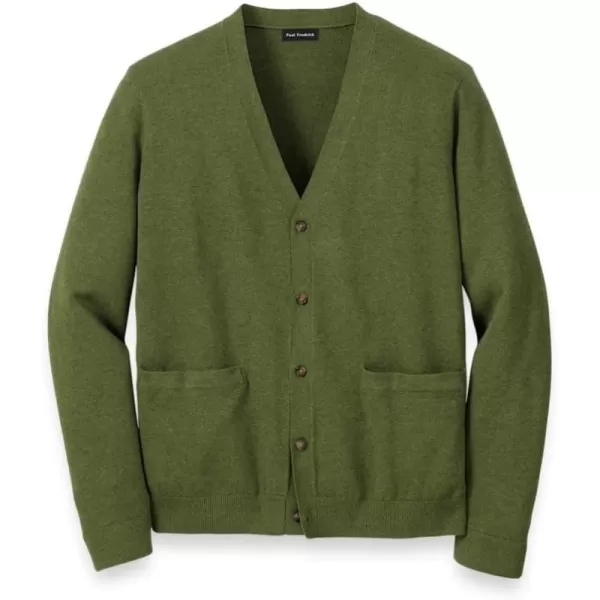 imagePaul Fredrick Mens Supima Cotton Button Front CardiganOlive