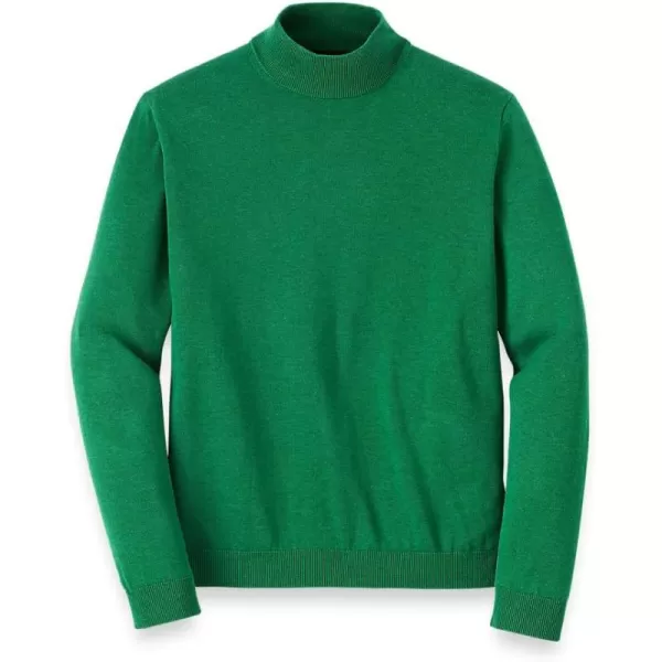 imagePaul Fredrick Mens Supima Cotton Mock Neck SweaterGreen