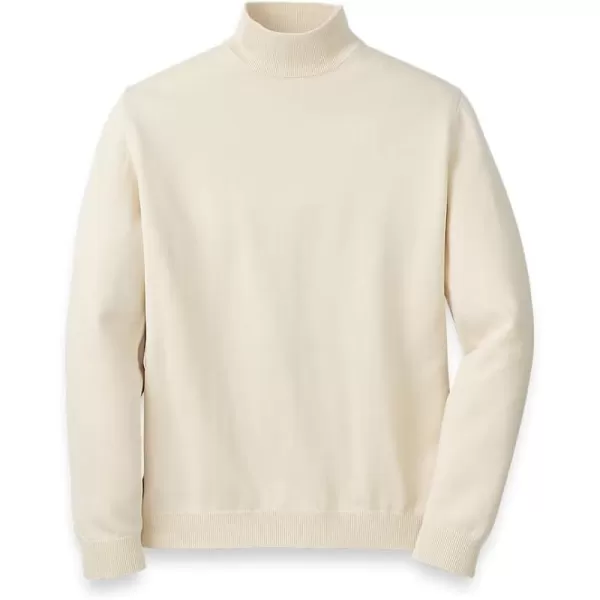 imagePaul Fredrick Mens Supima Cotton Mock Neck SweaterIvory