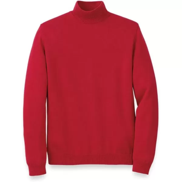 imagePaul Fredrick Mens Supima Cotton Mock Neck SweaterRed