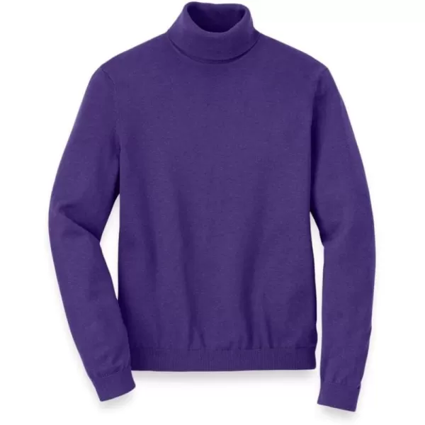 imagePaul Fredrick Mens Supima Cotton TurtleneckPurple