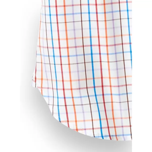 imagePaul Fredrick Mens Classic Fit Cotton Check Casual Shirt