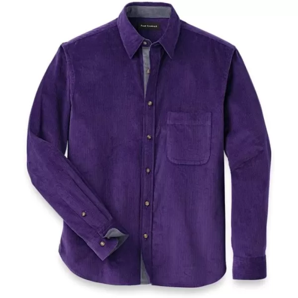 imagePaul Fredrick Mens Classic Fit Cotton Corduroy Casual Shirt