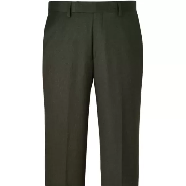 imagePaul Fredrick Mens Wool Flannel Flat Front PantsCamel