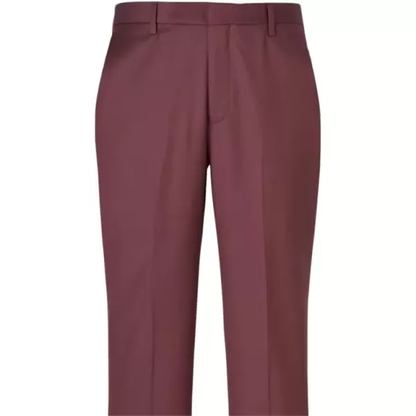 imagePaul Fredrick Mens Wool Gabardine Flat Front PantsLight Brown