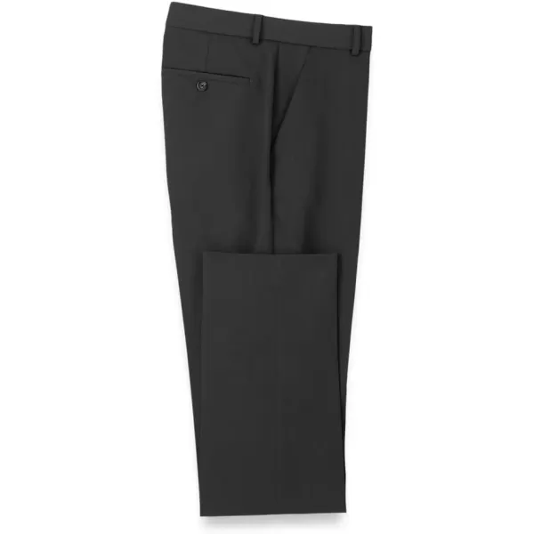 imagePaul Fredrick Mens Comfort Stretch Travel Flat Front PantsCharcoal