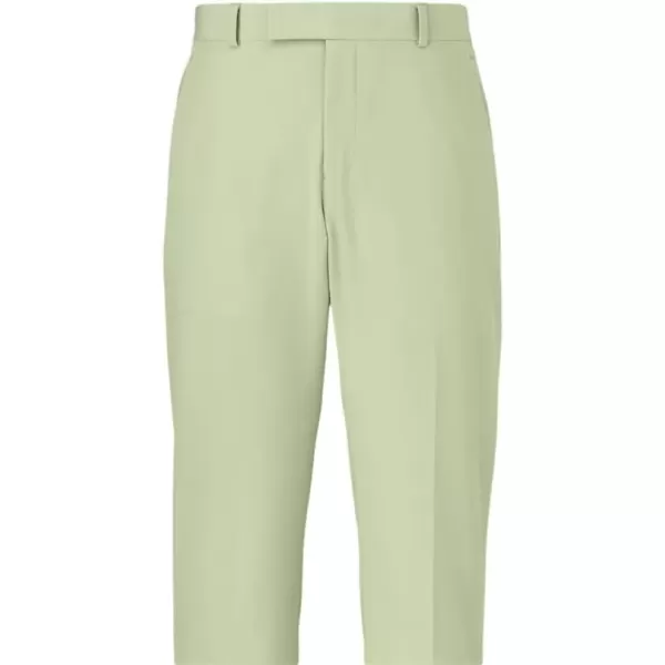 imagePaul Fredrick Mens Comfort Stretch Travel Flat Front PantsLight Grey