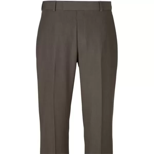 imagePaul Fredrick Mens Comfort Stretch Travel Flat Front PantsOak