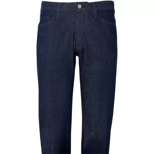 imagePaul Fredrick Mens Denim Five Pocket PantsDark Blue