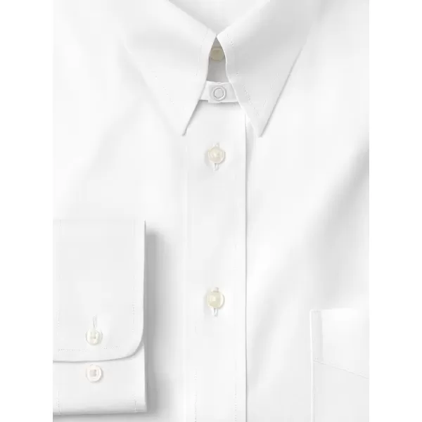 imagePaul Fredrick Mens NonIron Cotton Pinpoint Snap Tab Collar Dress ShirtBlue