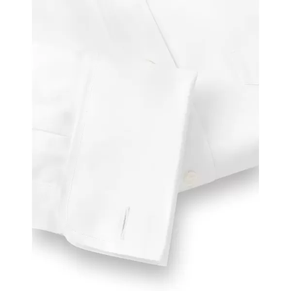 imagePaul Fredrick Mens NonIron Cotton Pinpoint Spread Collar Dress ShirtBlue
