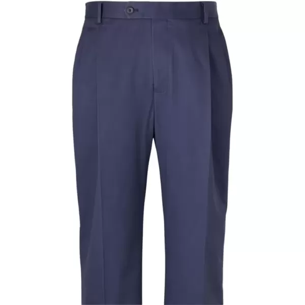 imagePaul Fredrick Mens NonIron Cotton Stretch Twill Pleated PantCharcoal