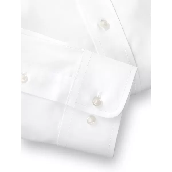 imagePaul Fredrick Mens Slim Fit NonIron Cotton Button Down Collar Dress ShirtBlue Stripe