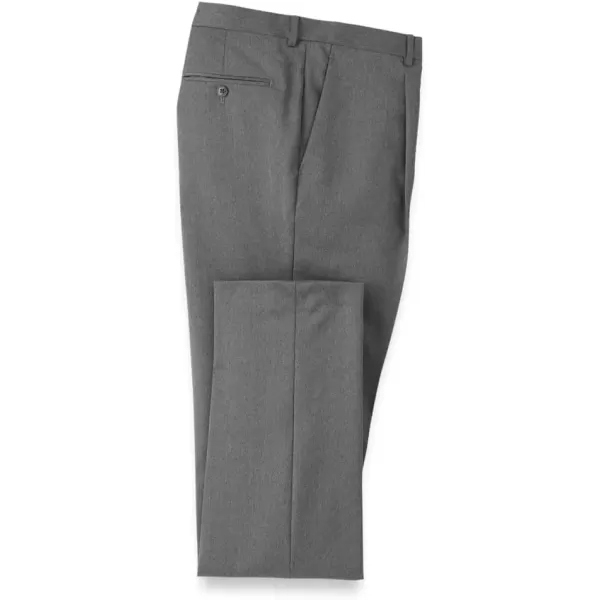imagePaul Fredrick Mens Wool Single Pleat PantsGrey