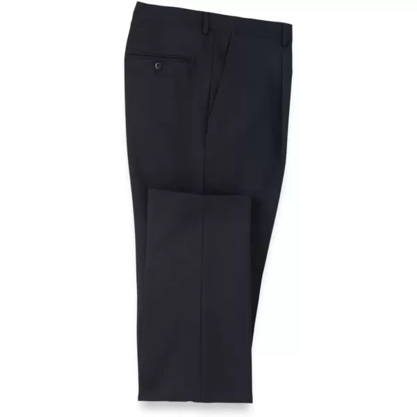 imagePaul Fredrick Mens Wool Single Pleat PantsNavy