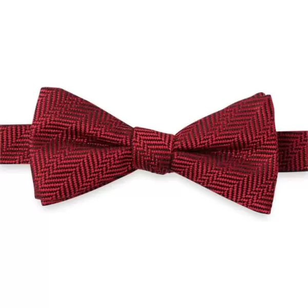 imagePaul Fredrick Mens Herringbone Woven Silk Pretied Bow Tie