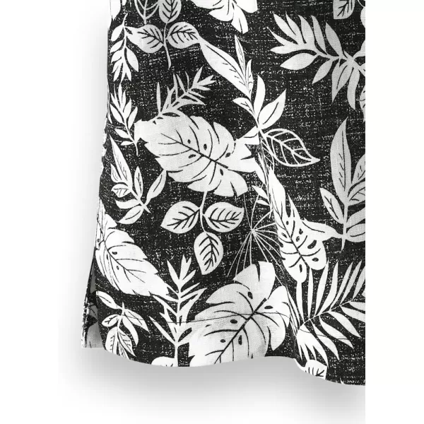 imagePaul Fredrick Mens Slim Fit Linen Botanical Print Casual Shirt