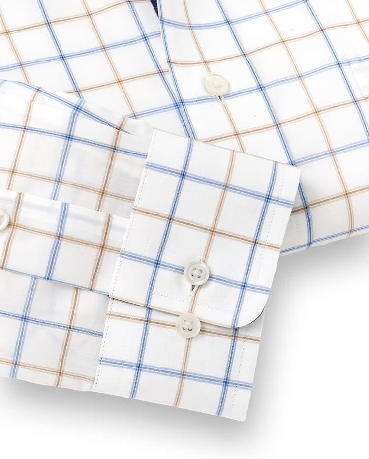 Paul Fredrick Men's Tailored Fit Non-Iron Cotton...