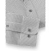 imagePaul Fredrick Mens Tailored Fit NonIron Cotton Check Dress ShirtBlack  White