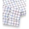 imagePaul Fredrick Mens Tailored Fit NonIron Cotton Check Dress ShirtBlueRed