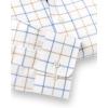 imagePaul Fredrick Mens Tailored Fit NonIron Cotton Check Dress ShirtBlueTan