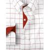 imagePaul Fredrick Mens Tailored Fit NonIron Cotton Windowpane Dress ShirtRed