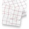 imagePaul Fredrick Mens Tailored Fit NonIron Cotton Windowpane Dress ShirtRed