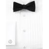 imagePaul Fredrick Mens Solid Woven Silk Pretied Bow Tie
