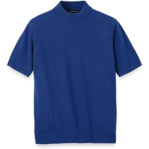 imagePaul Fredrick Mens Cotton Mock Neck SweaterNavy