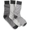 imagePaul Fredrick Mens 3 Pack Cotton Blend SockGrey Multi