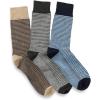 imagePaul Fredrick Mens 3 Pack Cotton Blend SockMulti