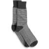 imagePaul Fredrick Mens Houndstooth Cotton Blend SockCharcoal
