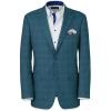 imagePaul Fredrick Mens Microfiber Houndstooth Notch Lapel Suit Jacket