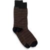 imagePaul Fredrick Mens Stripe Cotton Blend Sock