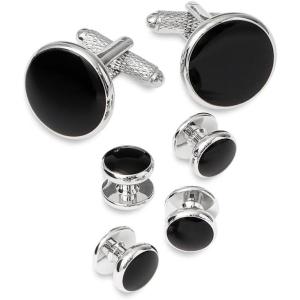 imagePaul Fredrick Mens Black Onyx Stud SetBlack