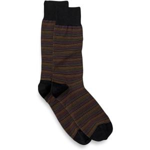 imagePaul Fredrick Mens Stripe Cotton Blend Sock