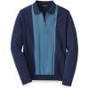 imagePaul Fredrick Mens Cotton Quarter Zip Polo