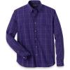 imagePaul Fredrick Mens Classic Fit Cotton Windowpane Casual Shirt